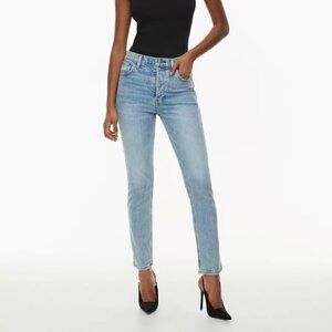 Aritzia Denim Forum The Yoko High Rise Slim Jeans